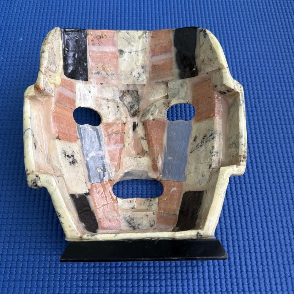 Mayan Aztec Burial Death Mask 8